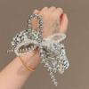 Sequins Elastic Hair Tie Silver Ponytail Hair Rope Trendy Hair Bands  for Women Girls