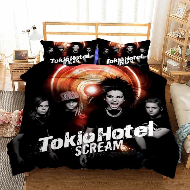 

Comforter Rock Band Tokio Hotel3D Print Bedding Set S S One Piece Comforter Bedding Sets Bedclothes Bed K581 Comforter (quilt)-EU Single(135*200cm)3pcs