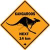 Samolepka obtisk vinyl auto dopravní značka austrálie klokan další tabulka Okno Nákladní auto Karavan Kytara Karoserie auta Lednice Stěna