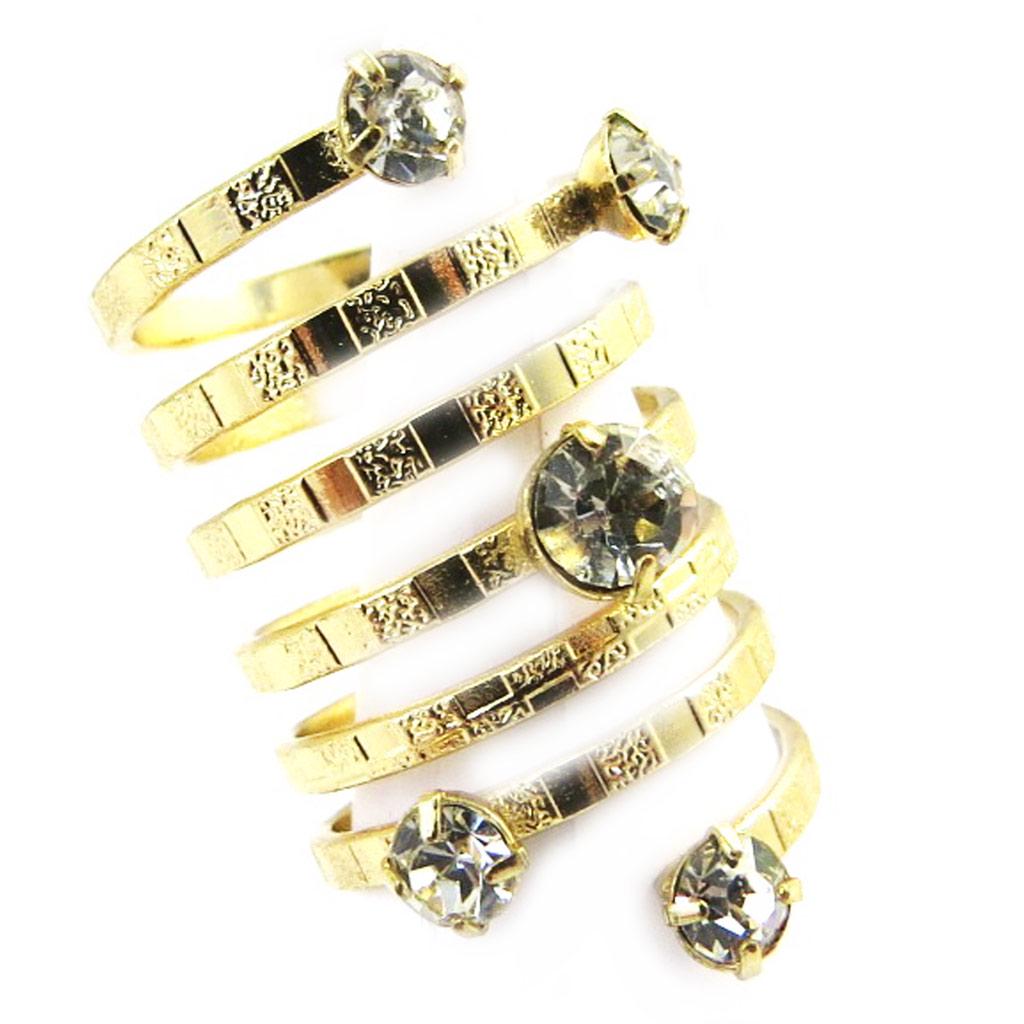 Gyllene 'Cleopatra' designerring