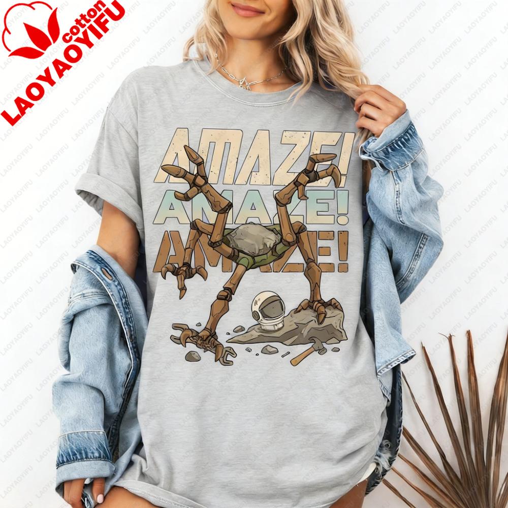 Rocky Amaze Amaze Amaze Shirt Hail Mary Book Inspired Tee Scifi Reader Gift Tshirt Latest Trendy Style Unisex Unisex Cotton Tops