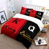King and Queen Crown Bedding Set Bedding Duvet Cover Set Duvet Cover Pillowcases (1 * Duvet Cover 2 * Pillowcases, Without Duvet Insert)