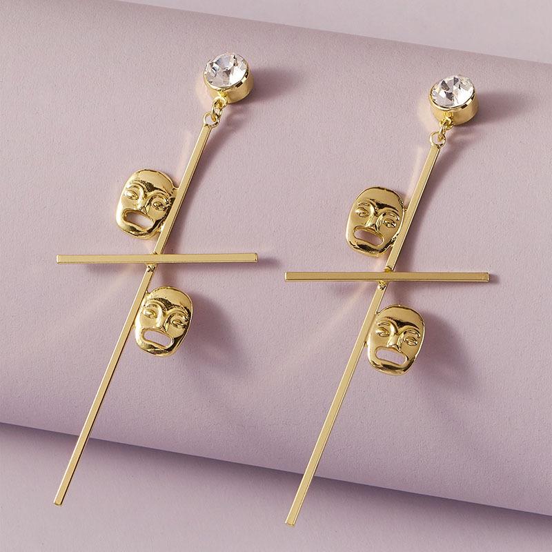 European Street Style Women's Trendy Stud Earrings - Versatile, Simple, and Popular Internet Celebrity Drops
