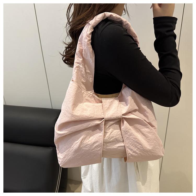 1Pc Summer Korean Retro Plaid Vest Bag Large Capacity Shoulder Bag Light Shopping Bag Versatile Canvas Bag Female Student