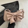 Small Crossbody Bags for Women Pu Leather Shoulder Purses Crossbody Bag Lightweight Bowknot Hoboes Bags Envelope Bags
