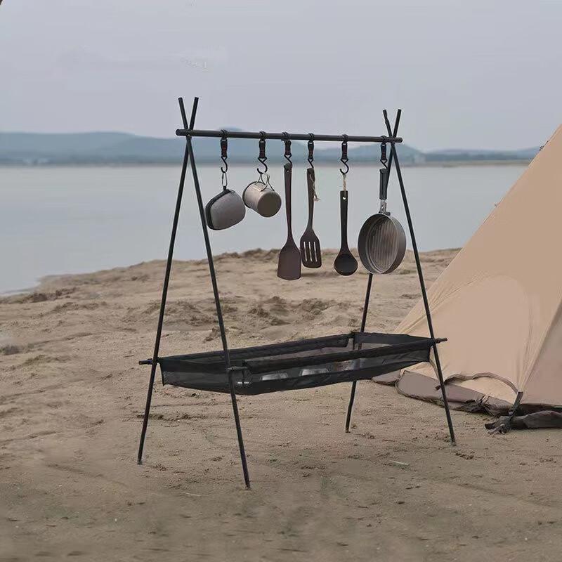 Portable Aluminum Alloy Camping Storage Rack Large