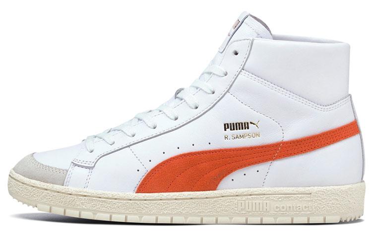 PUMA Ralph Sampson 70 Mid Og  White Tigerlily  374960-01 44
