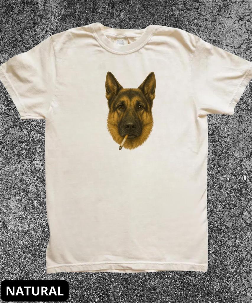 Tuxedo German Shepherd Y2K Shirt,Vintage Dog Tee for Men Women,Edgy Retro 90s Grunge T-shirt, Gifts For Dog Owners,Animal Lover Gift