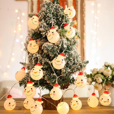 20LED Weihnachtsdekoration Weihnachtsmann Lichterketten Lichterkette für Weihnachten Garten Terrasse Schlafzimmer Party Dekor Indoor Outdoor Feier