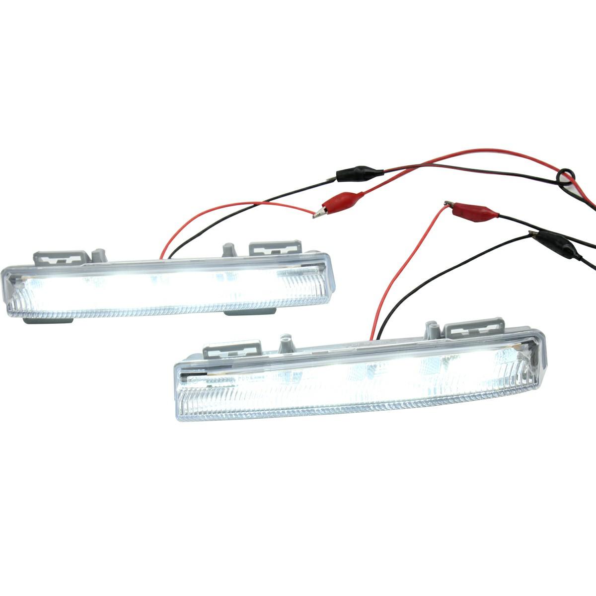 

WINAUTO Для C-класу W204 2011-2012 1 пара супер яскравих автомобільних світлодіодних денних ходових вогнів DRL Type A