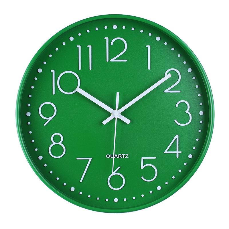 12-inch 30CM Silent Quartz Wall Clock Creative Fashion Home Living Room Clock Three-dimensional Simple Clock