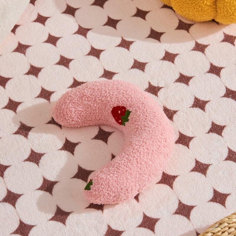 Cat U-shaped Cervical Spine Protection Pillow, Deep Sleep Throw Pillow, Soft and Comfortable Cat Toy, Plush Pet Supplies