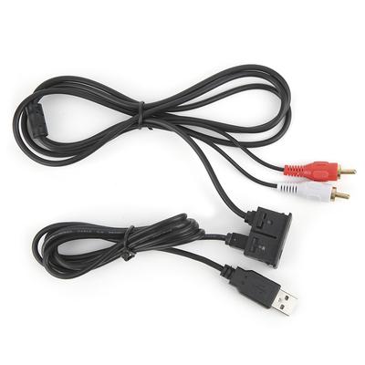 3.5mm 3.3ft Uzatma Kablosu USB AUX Stereo Dişi - 2 RCA Erkek Kablo Araba Tekne Motosiklet İçin