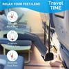 M-Modern-Ergonomic Removable Foot Divider Design, Airplane Foot Hammock For Travel, Foot Rest For Airplane