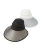 Jun & Rope 2-Way UV Self-Hat (Wide Brim) for Women ERU45020 Black Maine (01)