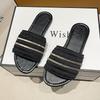Fashion 2025 Summer New Open Toe Women's Slippers Round Toe Outdoor Mixed Color Flat with Sandals Plus Size Daily Beach Slippers Zapatos