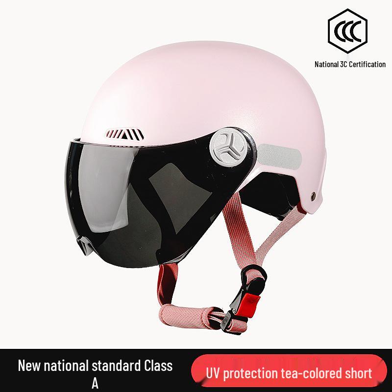 

5XL Extra Large Half Helmet for Electric Scooter or Motorcycle - 70cm Circumference, 3C Certified, Sun Protection, Unisex