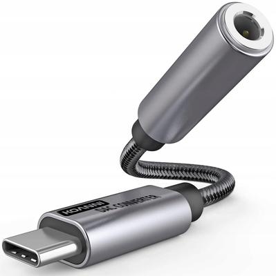 Adapter Usb C Mini Jack 3,5Mm Aux Dac Przejściówka Koanni
