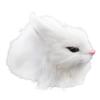 Simulation Bunny Cute Lifelike Stuffed Animal Rabbits Ornament for Baby Children Toddlers