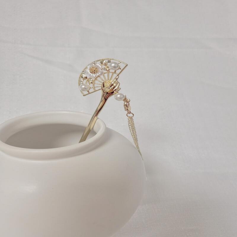 Daily Hairpin Fan Drop Hairpin