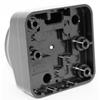 Panasonic Grounded 3P20A Square Outlet Black WK1420