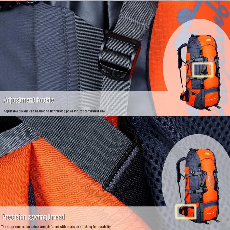 Outdoor Vanguard 80L Large Capacity Hiking Backpack