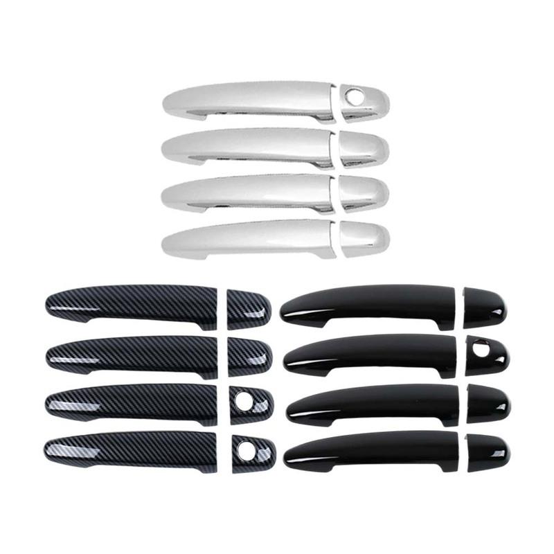 Cars Accessories Door Handle Cover For Toyota Land Cruiser Prado 120 J120 LC120 2003-2009 Car Decoration Styling Upgrade