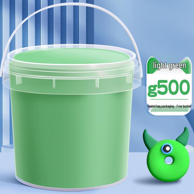 500-Piece Colored Clay Set: White Plasticine for Children, Odorless DIY Toys and Crafts