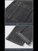 Spring Collection: Men's Elastic Smoke Gray Jeans - Vintage Wash Retro Style