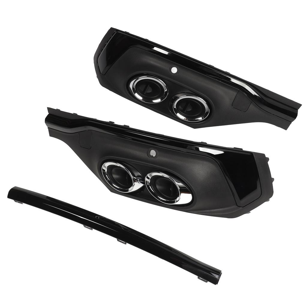 Zadní nárazník Výfuková trubka Difuzor Lišta Lesklý černý Lip spoiler pro S Sportback 2021 a novější