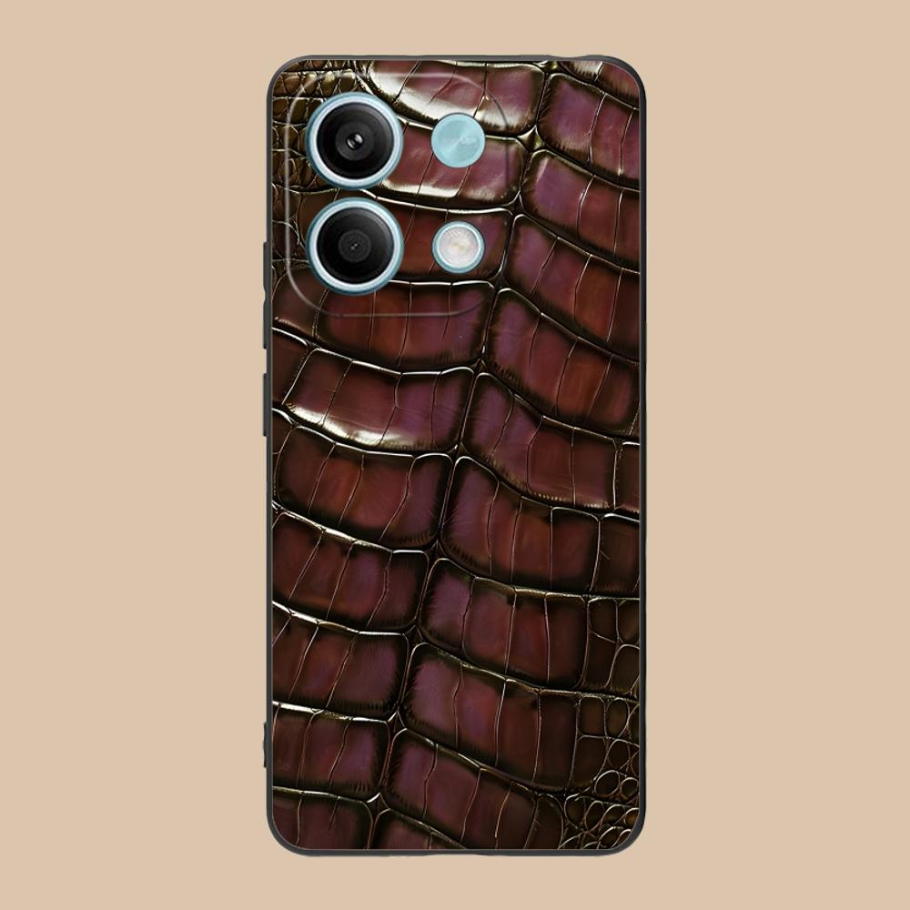 Snake Texture Mobile Phone Case for Xiaomi 15 14 13 12 Mi 11 T Ultra Lite Pro S X 5G Colour Printing Protective Cover Cellphones