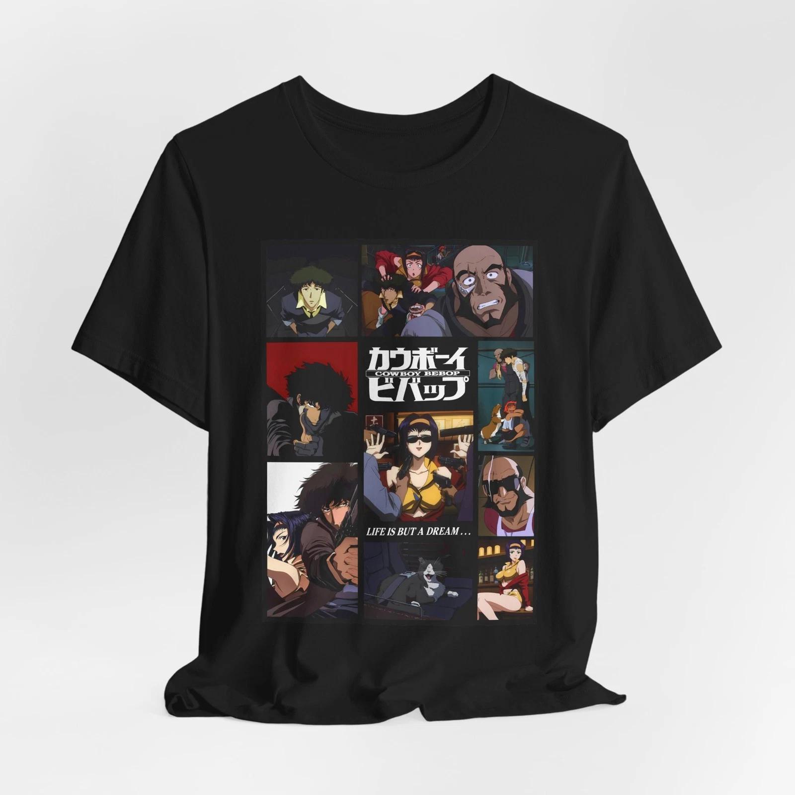 

Life Is But a Dream Cowboy Bebop Tee – Iconic Anime Style for True Fans M
