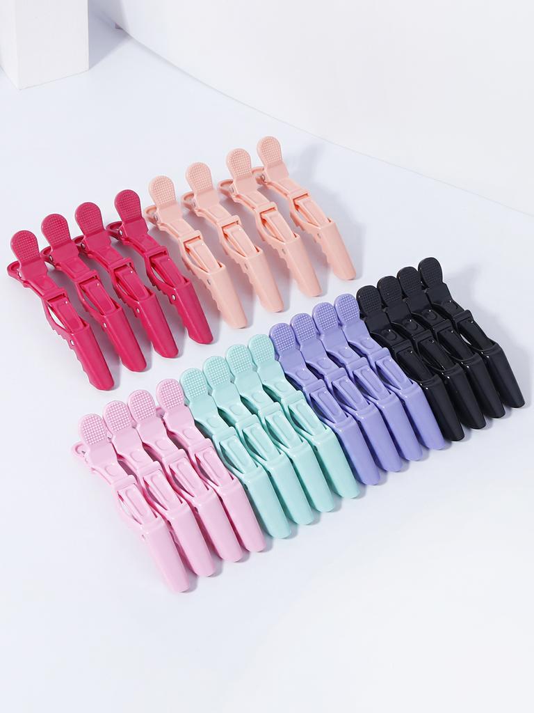 Crocodile Clips Non Slip Hairdressing Styling Sectioning Clips Salon Barber Supplies, Suitable for all hair types