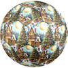 Christmas Street Theme Size 5 Soccer Ball, Suitable for Both Indoor and Outdoor Matches, a Gift Suitable for Everyone.