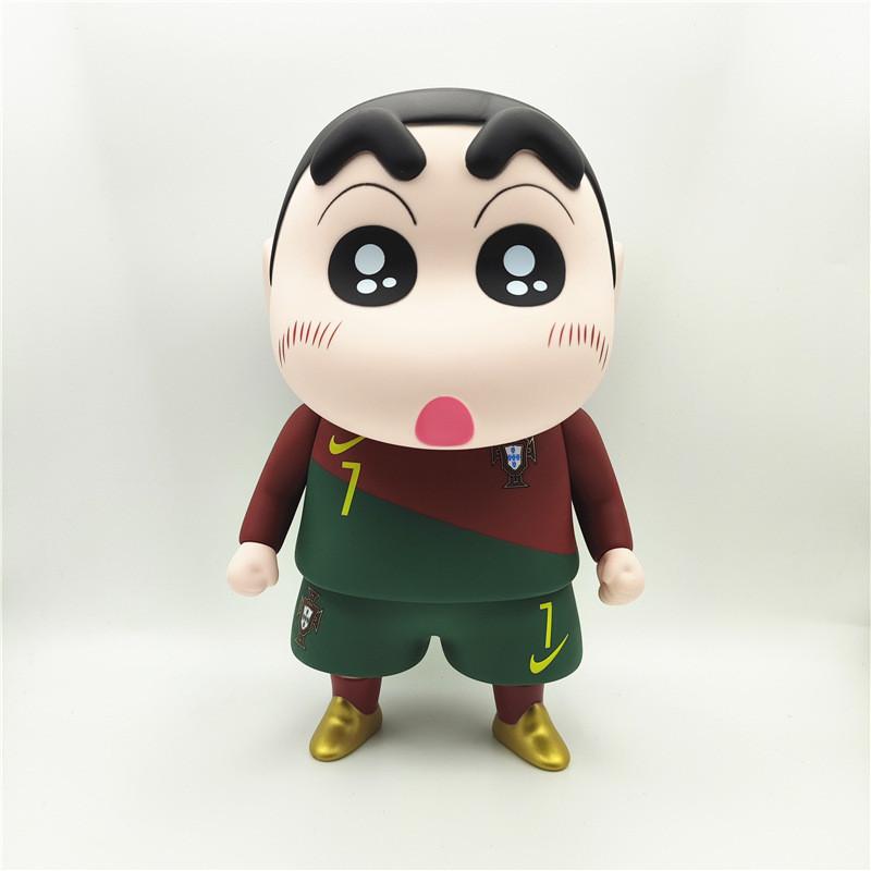 Adorable Pvc Action Figure Crayon Shin-chan Cosplay Soccer Basketball Stars Collectible Toy