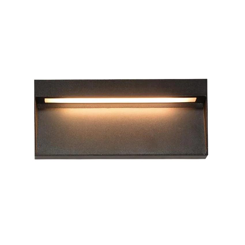 Aufbau-LED-Treppenleuchte Stufenleuchten Eckleuchte Fußleuchte Innen Außen Wasserdicht Treppenstufenleuchte AC85-265V NR-235