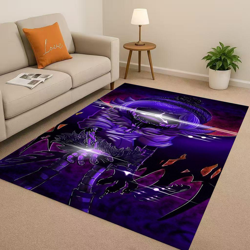 HD Cartoon Murder Drones V Uzi Robot Living Room Non Slip Area Rug Soft Carpet for Bedroom Playroom Sofa,Easy Clean Home Doormat