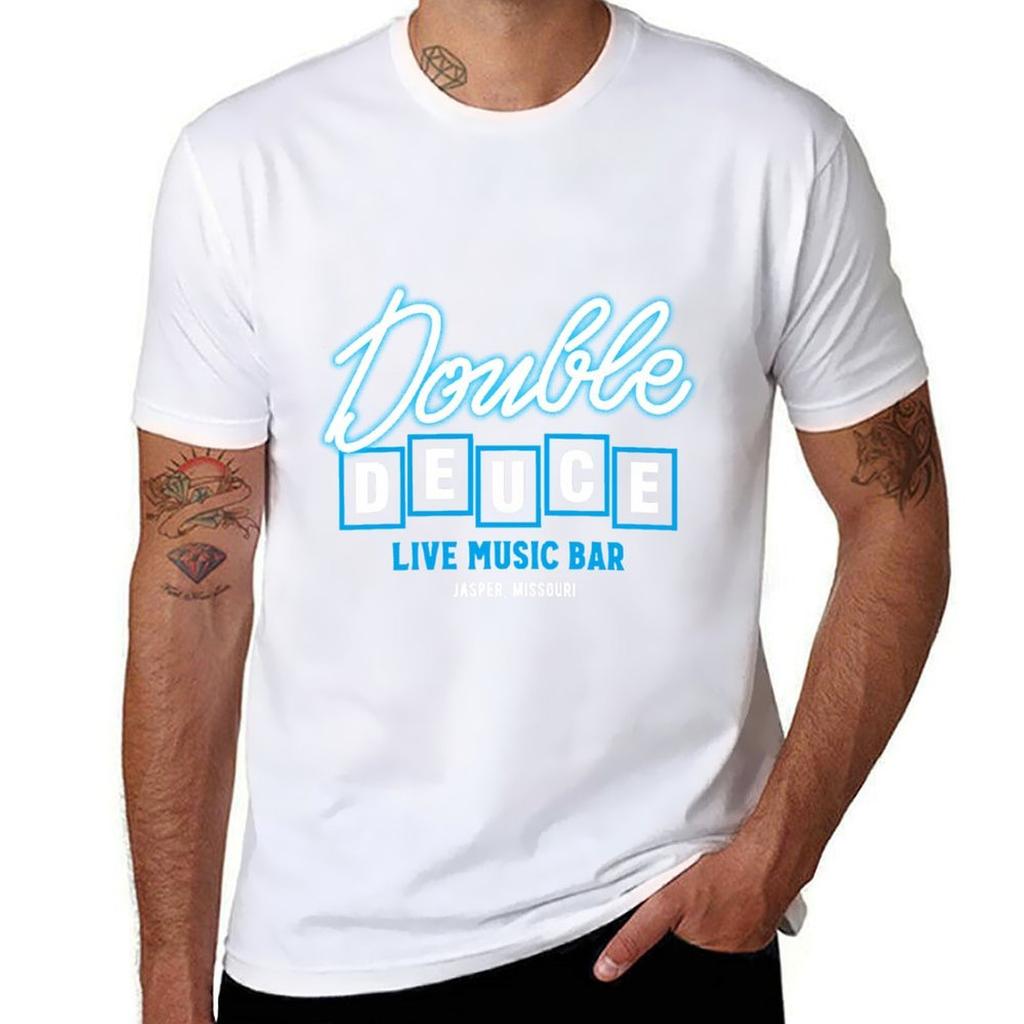 Double Douce Live Music Bar Tshirt Simple Graphic Design Tshirt