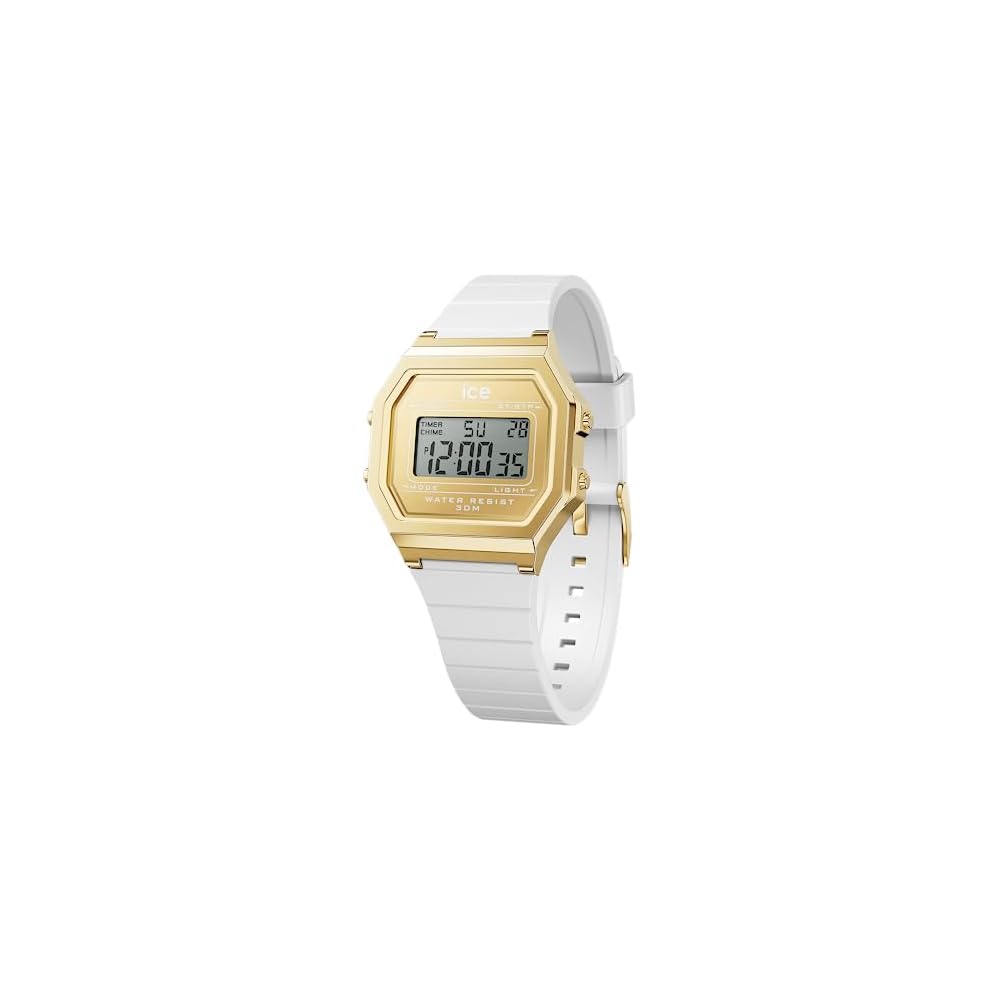 Ice Watch ICE Digit Retro Digital Women s Watch Small White Gold 022049
