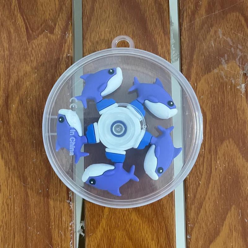 Italian Brainrot Tung Fidget Spinner Chain Toy Deformed Antistress Hand Spinner Vent Toy Adult Stress Relief Fidget Sensory Gyro