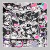 50 Anime Kuromi Cartoon Stickers for Journals, Suitcases, Cars, Fridges - Decorative and DIY Graffiti Set