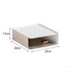 Cosmetic Desktop Organizer, Large Capacity Storage Display Box Portable Bathroom Organizer