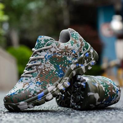 Newest Men Hiking Shoes Outdoor Lightweight Camouflage Sneakers For Tourism Hiking Climbing Men Trekking Sneakers Tactical Shoes