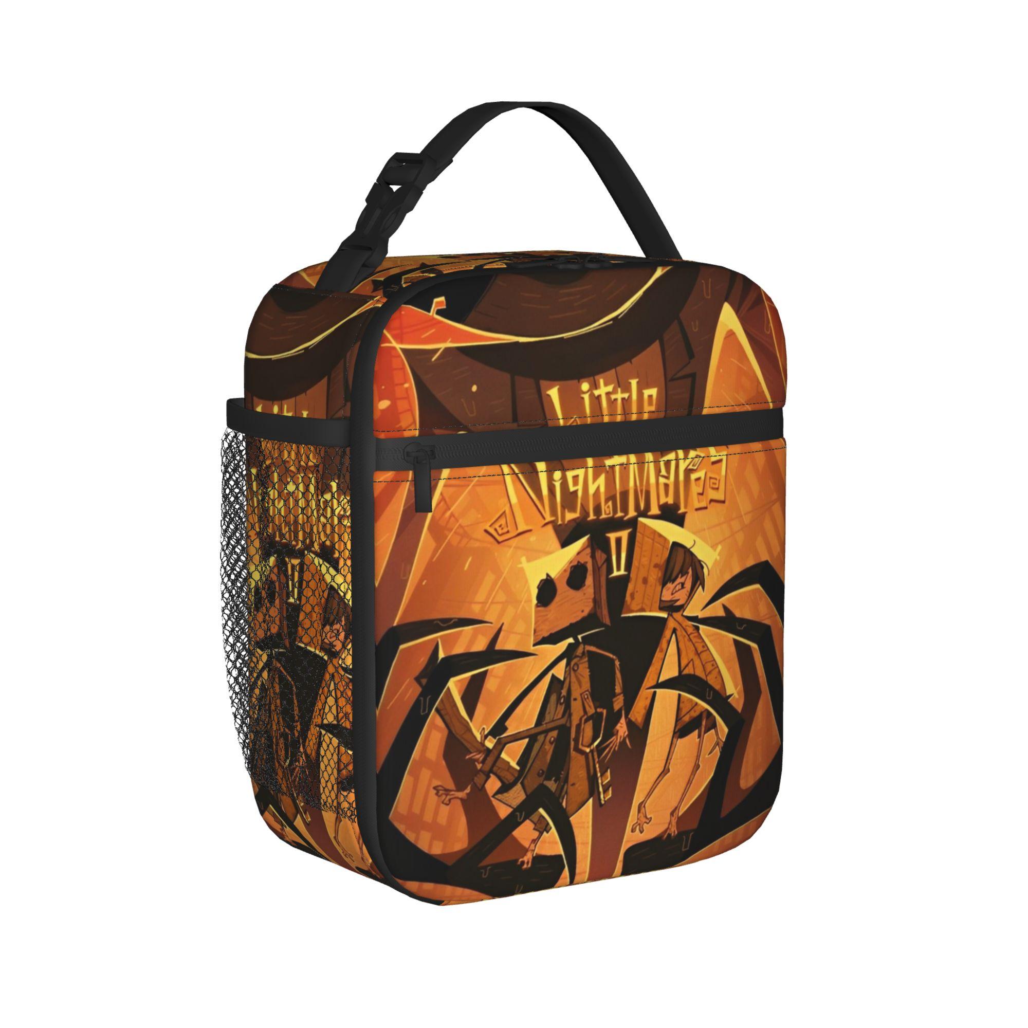 Little Nightmares  Insulated Lunch Bag Thermal Bag Reusable,Lunch Container Survival Large Tote Lunch Box Food Storage Bags One Size
