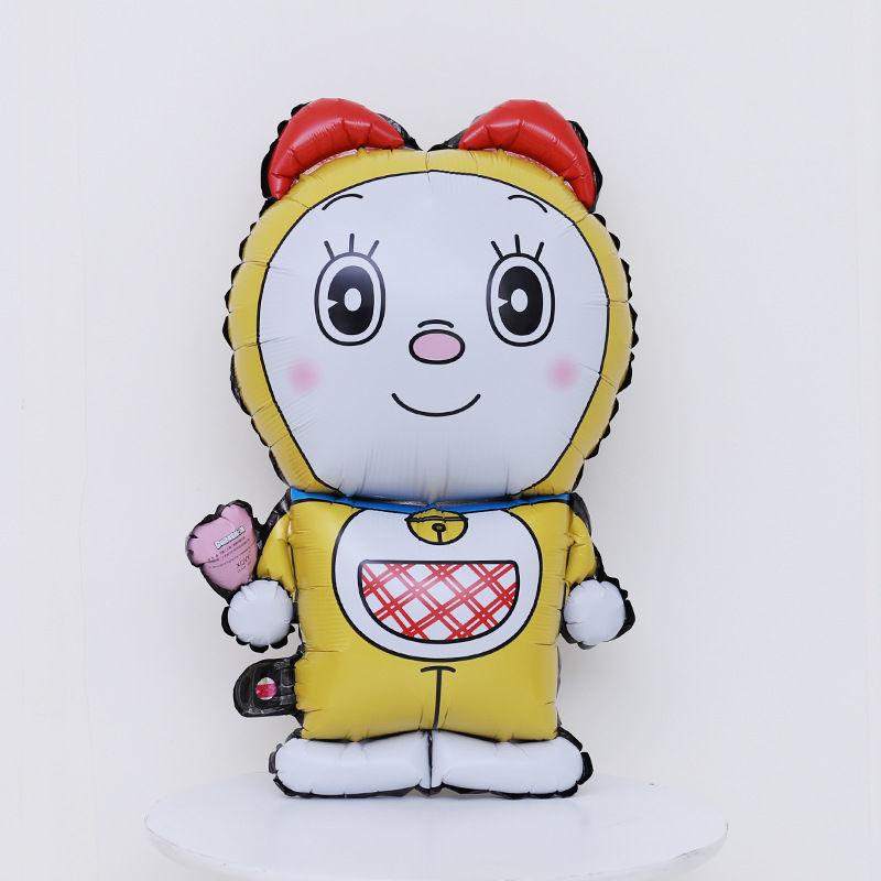 Doraemon Aluminum Film Balloons for Children's Birthday, Doraemon Cartoon Balloons for Children's Birthday Party