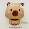 Cartoon Capybara Balloon - Children's Birthday Party Decoration Prop