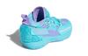 Monsters Inc. X Adidas Dame 7 EXTPLY Fabric Mid Top Basketball Shoes Sky Blue Children Aged 3 7 Years Old S28977