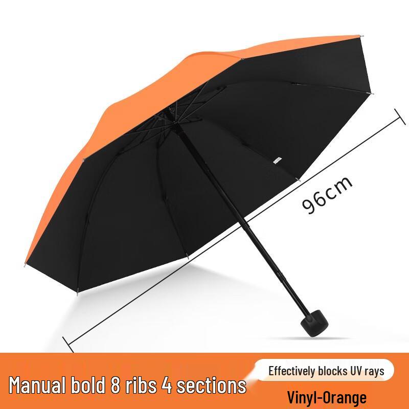 Xinyuxuan Manual 2-Fold UV Protection Umbrella (5-Pack)