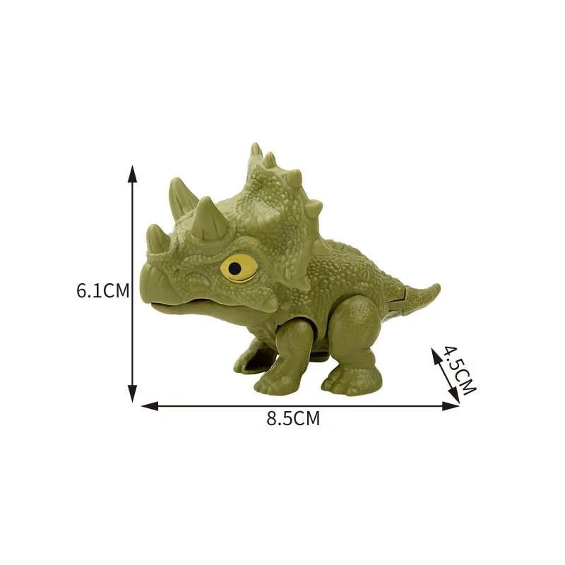 Finger Dinosaur Tricky Tyrannosaurus Model Biting Hand Fidget Mosasaurus Jurassic Dino Toy for Children Dino Movable Joints