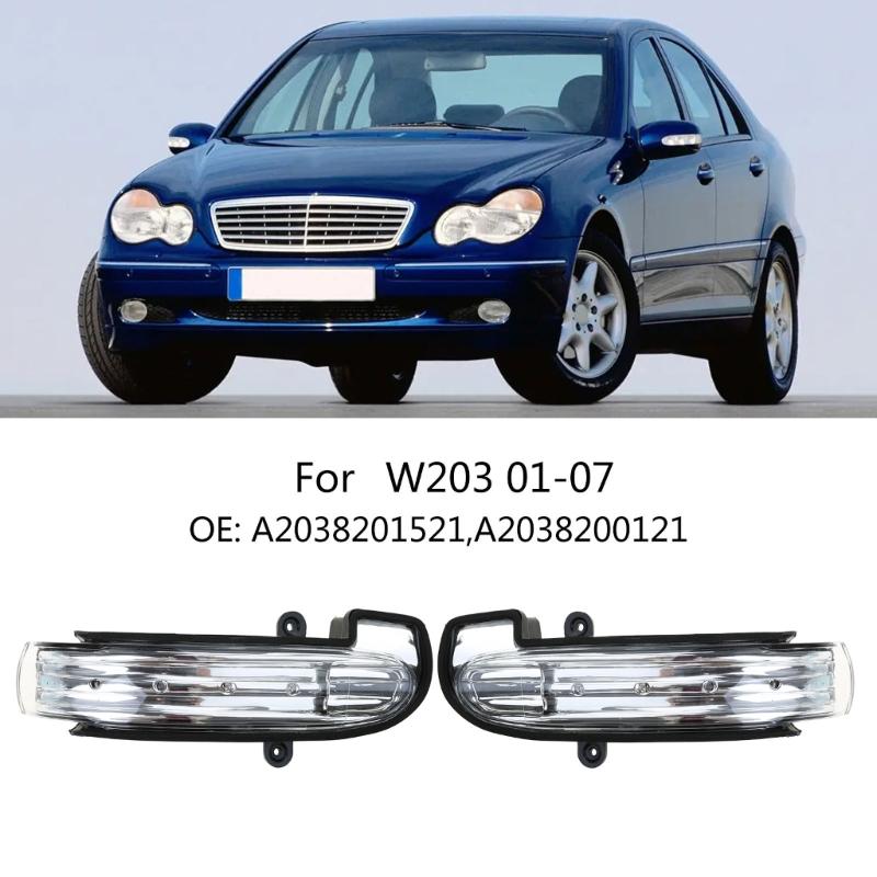 Automotive Turn Signal Light Corner Lamp Assembly Replacement Accessories Fit for W203 S203 C203 A2038201521 A2038200121